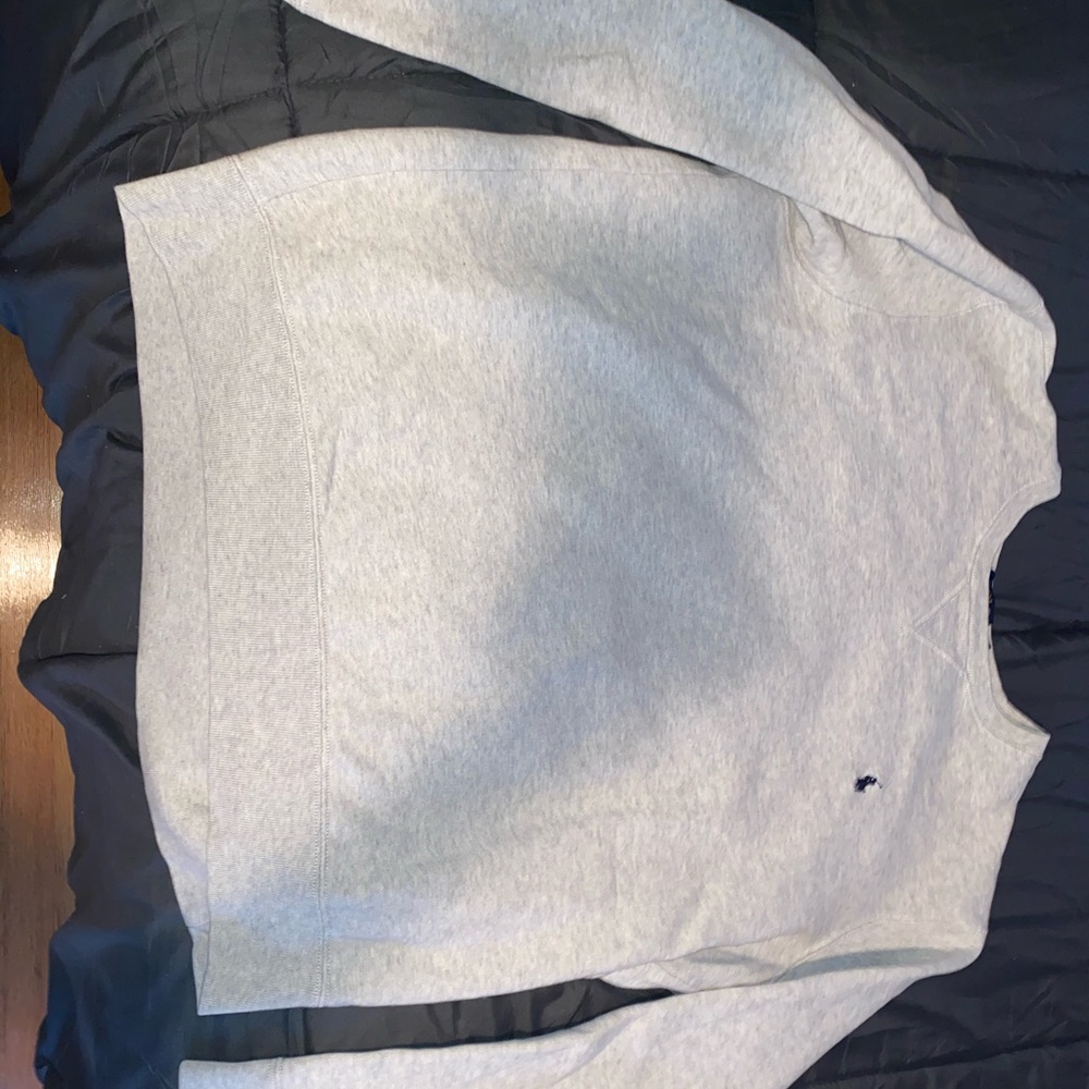 Men’s large gray polo sweatshirt